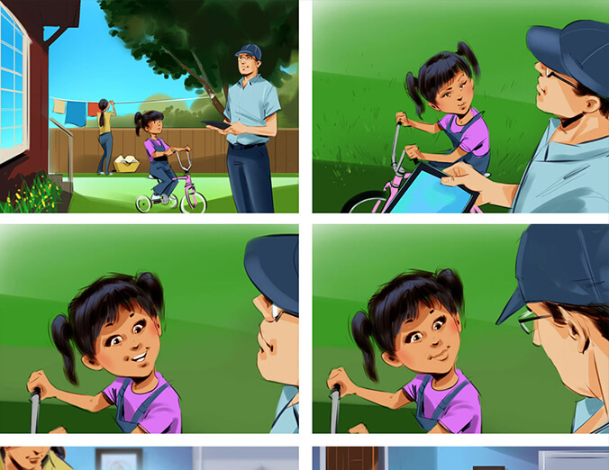 Storyboard-Illustration